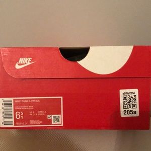 Nike Dunk Low (GS) original Box
